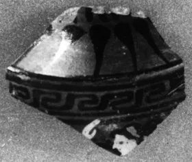LEKYTHOS, FRAGMENT (ATHENIAN, BLACK-FIGURE)