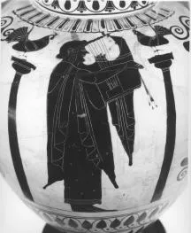 AMPHORA, NECK (ATHENIAN, BLACK-FIGURE)