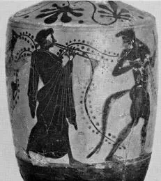 LEKYTHOS (ATHENIAN, BLACK-FIGURE)