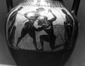 AMPHORA, BELLY, TYPE B (ATHENIAN, BLACK-FIGURE)