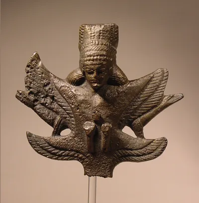 Attasche eines Kannenhenkels: Sirene