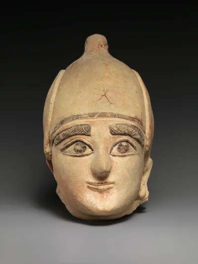 Terracotta head of a man