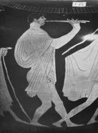 KRATER, COLUMN (ATHENIAN, RED-FIGURE)