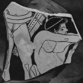 CUP, FRAGMENT (ATHENIAN, RED-FIGURE)
