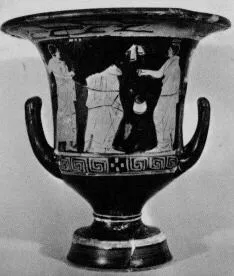 KRATER, CALYX (ATHENIAN, RED-FIGURE)
