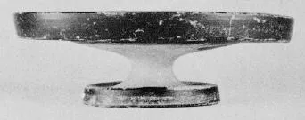 PLATE, STEMMED (ETRUSCAN, RED-FIGURE)