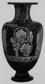 AMPHORA, NECK (SOUTH ITALIAN, PAESTAN, RED-FIGURE)