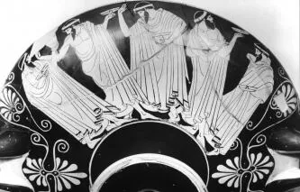 CUP B (ATHENIAN, RED-FIGURE)
