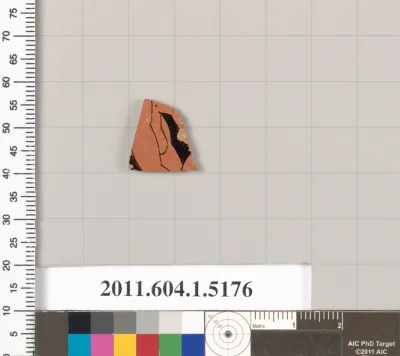 Terracotta fragment of a kylix (drinking cup)