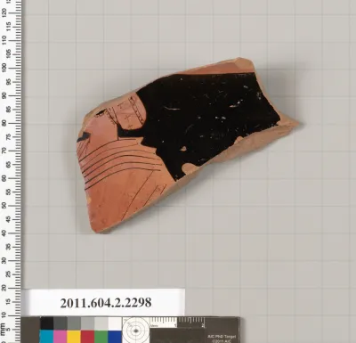 Terracotta fragment of a bell-krater (bowl for mixing wine and water)