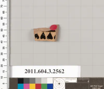 Terracotta fragment of a kylix (drinking cup)