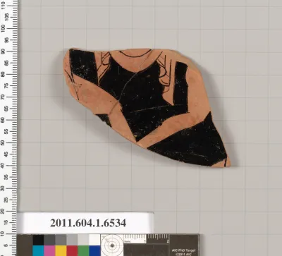 Terracotta fragment of a kylix (drinking cup)