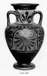 AMPHORA, NECK (SOUTH ITALIAN, CAMPANIAN, BLACK-FIGURE)