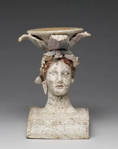 Incense Burner in the Form of a Female Head