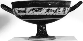 CUP, LITTLE MASTER BAND (ATHENIAN, BLACK-FIGURE)
