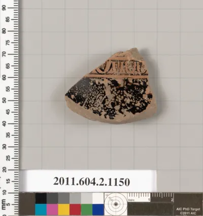 Terracotta fragment of an oinochoe: chous (jug)