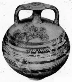 STIRRUP JAR (MINOAN)