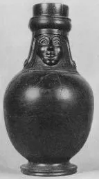 OINOCHOE (ETRUSCAN, BUCCHERO)