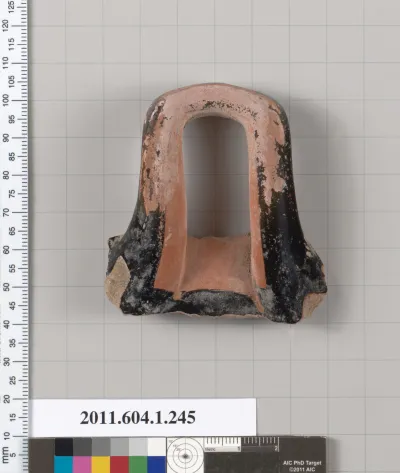 Terracotta fragment of a kylix (drinking cup)