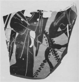 OLPE (?), FRAGMENT (ATHENIAN, BLACK-FIGURE)