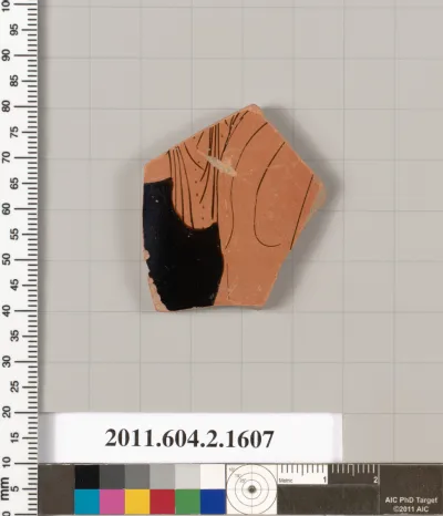 Terracotta fragment of a skyphos (deep drinking cup)