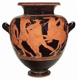 STAMNOS (ATHENIAN, RED-FIGURE)