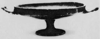 CUP (ATHENIAN, BLACK GLAZE)