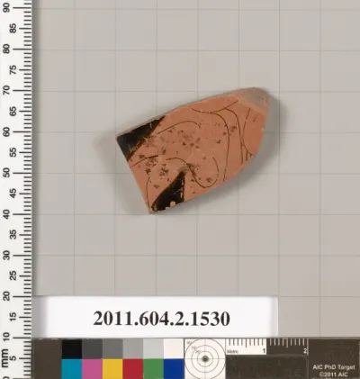 Terracotta fragment of a skyphos (deep drinking cup)