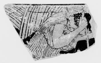 SKYPHOS, FRAGMENT (ATHENIAN, RED-FIGURE)