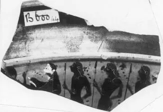 CUP DROOP, FRAGMENT (ATHENIAN, BLACK-FIGURE)