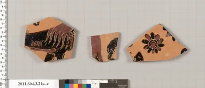 Terracotta fragments of an oinochoe (jug)