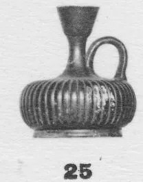 LEKYTHOS, SQUAT (ATHENIAN, BLACK GLAZE)