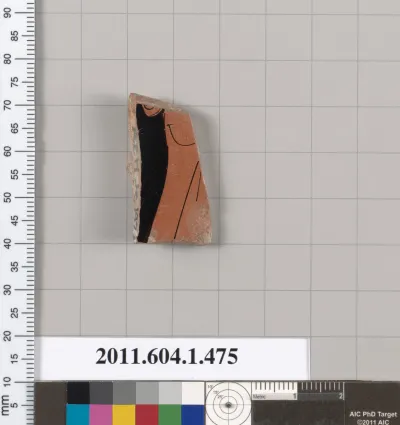 Terracotta fragment of a kylix (drinking cup)