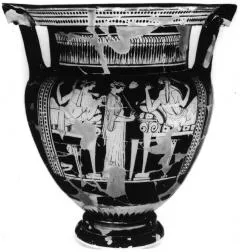 KRATER, COLUMN (ATHENIAN, RED-FIGURE)