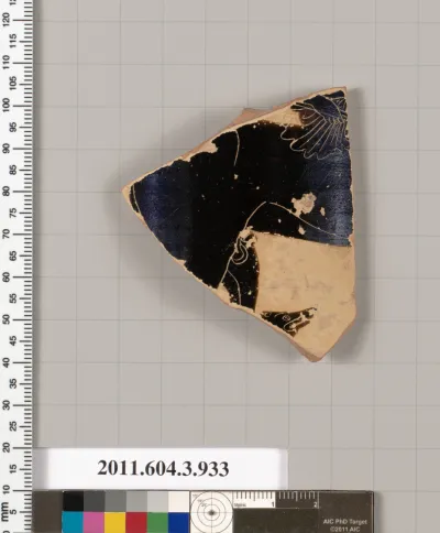 Terracotta fragment of a lekythos (oil flask)