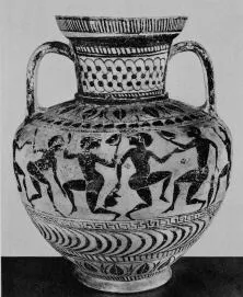 AMPHORA, NECK (EAST GREEK, FIKELLURA, OUTLINE)