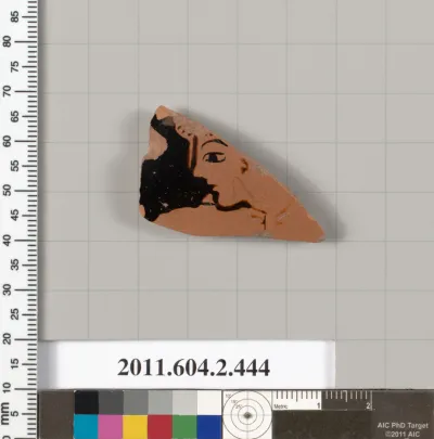 Terracotta fragment of a column-krater (bowl for mixing wine and water)