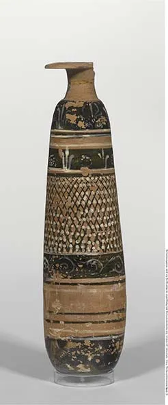 Attisch schwarzfiguriges Alabastron