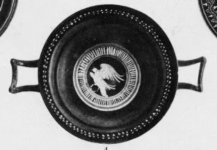 PLATE, STEMMED (SOUTH ITALIAN, GNATHIAN, BLACK GLAZE)