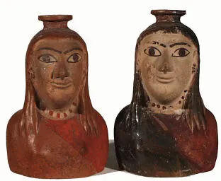 FIGURE VASE (EAST GREEK)