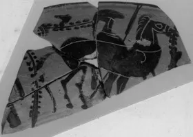 CUP, FRAGMENT (ATHENIAN, BLACK-FIGURE)