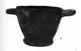 SKYPHOS (ATHENIAN, BLACK GLAZE)
