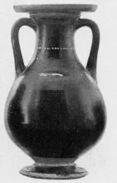 PELIKE (SOUTH ITALIAN, GNATHIAN, BLACK GLAZE)