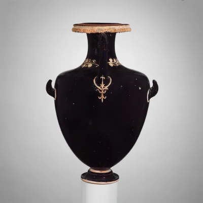Terracotta hydria (water jar)