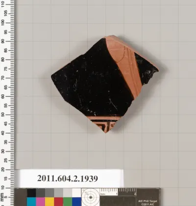 Terracotta fragment of a Nolan neck-amphora (jar)