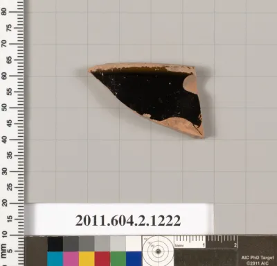 Terracotta fragment from a kantharos: head vase