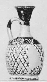 LEKYTHOS (ATHENIAN, BLACK PATTERN)