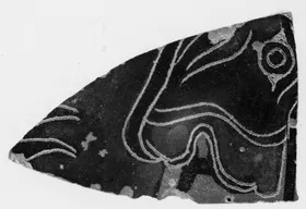 OLPE, FRAGMENT (ATHENIAN, BLACK-FIGURE)