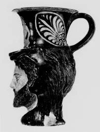 FIGURE VASE, MUG (SOUTH ITALIAN, APULIAN, RED-FIGURE)