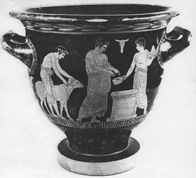 KRATER, BELL (ATHENIAN, RED-FIGURE)